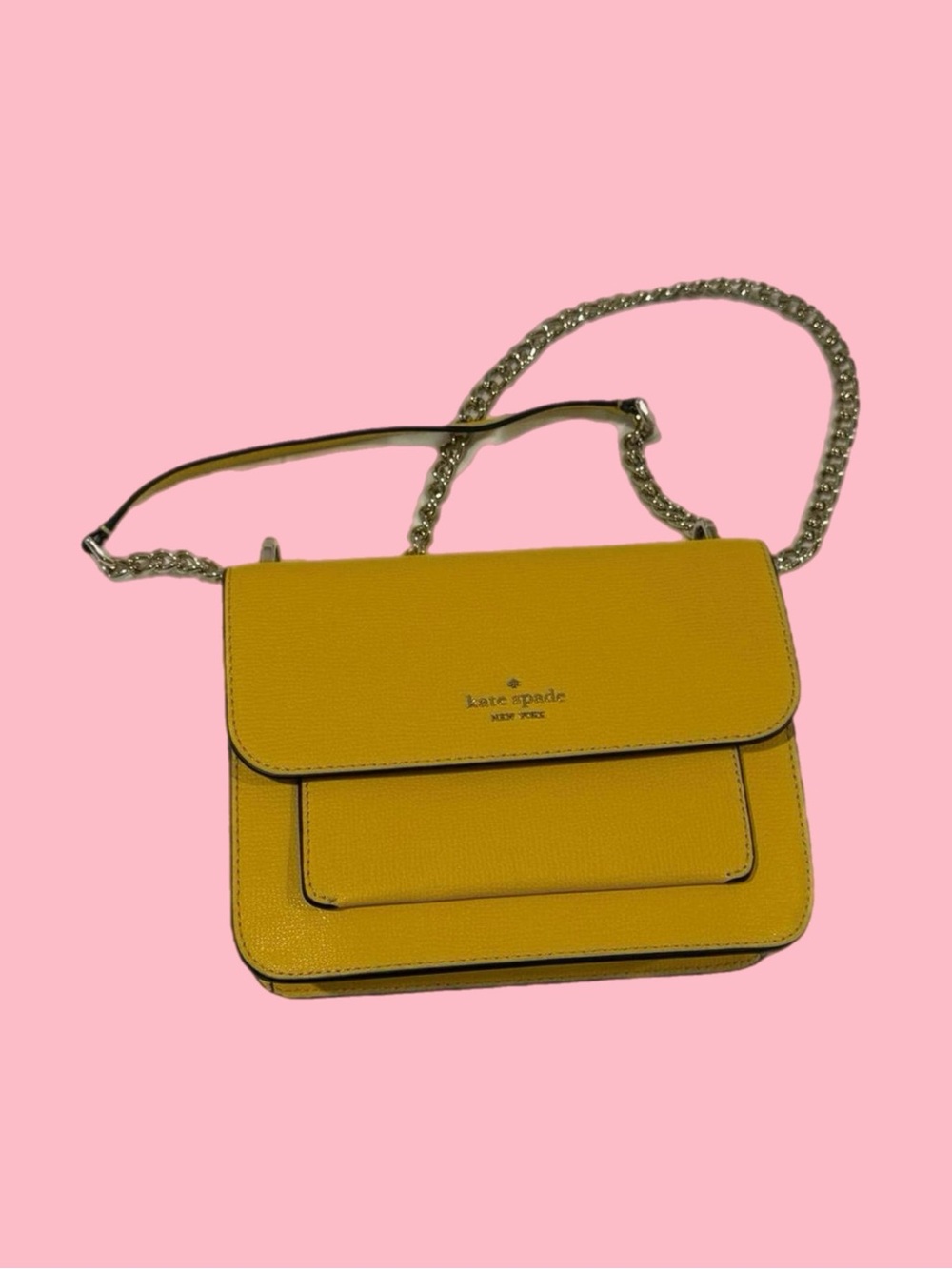 kate spade remi flap chain crossbody bag - sunflower field